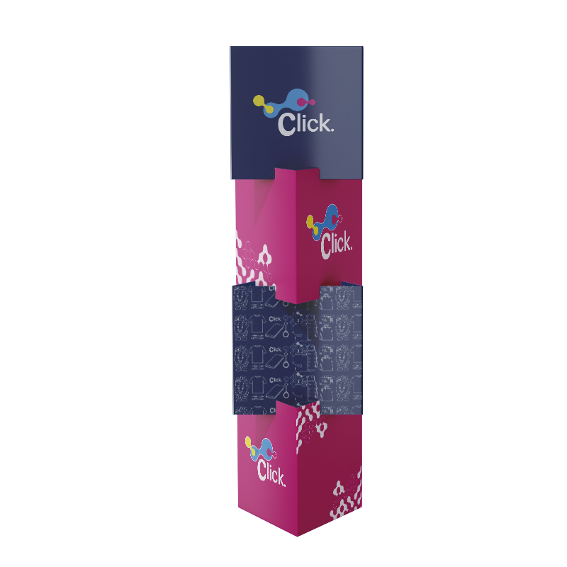 Totem cubo formato 40cm cada face  ( 3 faces totais ) , 4 cores em polionda 3 mm.